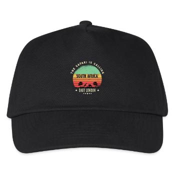 East London South Africa Safari Design - Kids’ Baseball Cap - black - Front