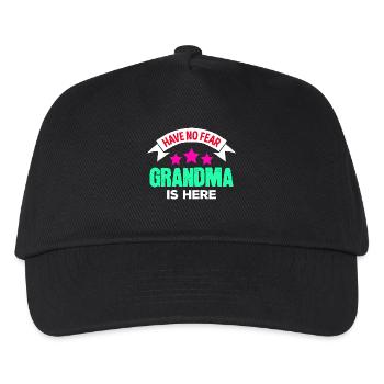 Favorite Grandma Grandmother Pensioner Statement - Kids’ Baseball Cap - black - Front