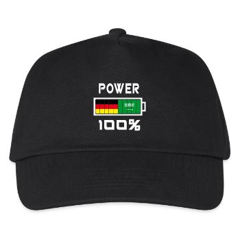 Germany and Saudi Arabia Power 100% - Kids’ Baseball Cap - black - Front