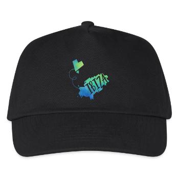 Ibiza - Kinder Basecap - Schwarz - Vorne
