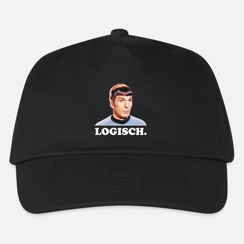 Star Trek Spock Logisch - Kinder Basecap - Schwarz