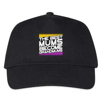 Oma Glückwunsch Großmutter Großmama Statement - Kinder Basecap - Schwarz - Vorne