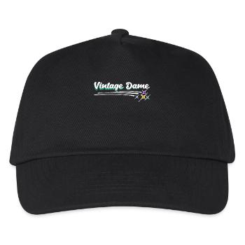 Vintage Grandmother Grandma Senior Citizen Pensioner Saying - Kids’ Baseball Cap - black - Front