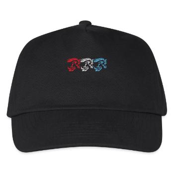 Icelandic Horses Stallion Gallop Icelandic Horses - Kids’ Baseball Cap - black - Front
