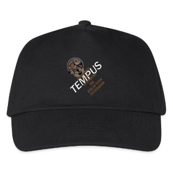 Zeit nutzen - Kinder Basecap - Schwarz - Vorne
