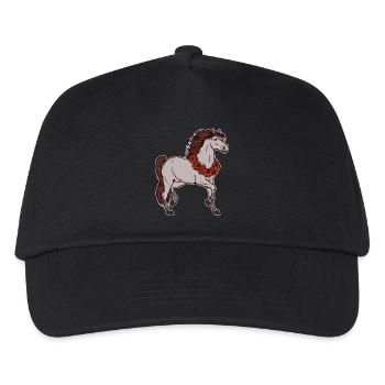 Amour des chevaux Chevaux Chevaux islandais Fan de chevaux - Casquette de baseball Enfant - noir - Devant