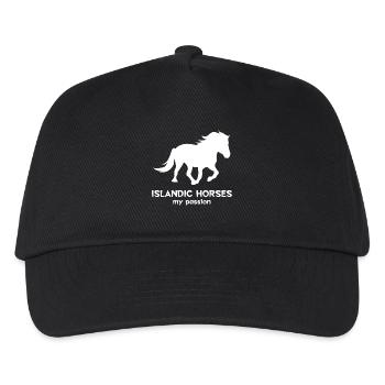 Horses Statement Icelandic Horses Icelandic Horse Love - Kids’ Baseball Cap - black - Front