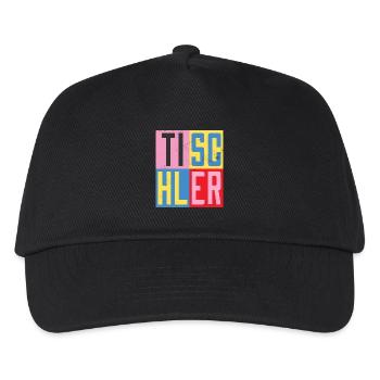 Tischler Design - Kinder Basecap - Schwarz - Vorne