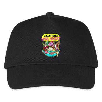 Chocolate Sweets Dessert Candy Statement - Casquette de baseball Enfant - noir - Devant