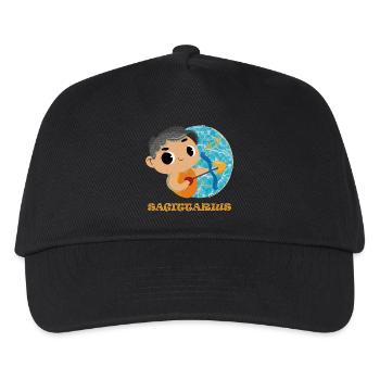 Sternzeichen Schütze - Kinder Basecap - Schwarz - Vorne