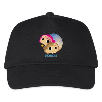 Signe du zodiaque Gémeaux - Casquette de baseball Enfant - noir - Devant