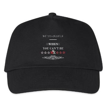 Sayings be you design - Kids’ Baseball Cap - black - Front
