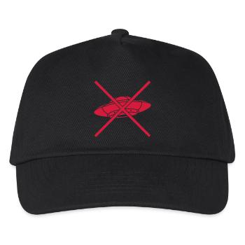 Bouclier interdit Pas d’OVNIS - Casquette de baseball Enfant - noir - Devant
