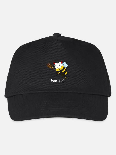 bee evil - Kinder Basecap - Schwarz