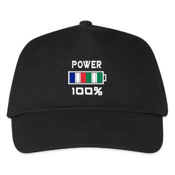 Performance du Nigeria et de la France 100% - Casquette de baseball Enfant - noir - Devant