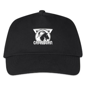 Capricorne Superstition Horoscope Signe du zodiaque Galaxie - Casquette de baseball Enfant - noir - Devant