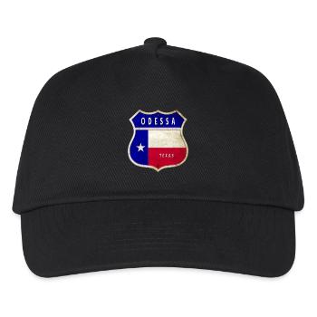 Odessa Texas coat of arms flags design - Kids’ Baseball Cap - black - Front