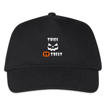 Halloween Trick oder Treat - Kinder Basecap - Schwarz - Vorne