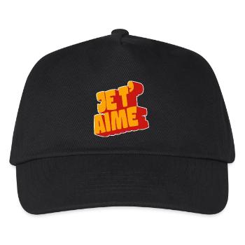Je t’aime - Casquette de baseball Enfant - noir - Devant