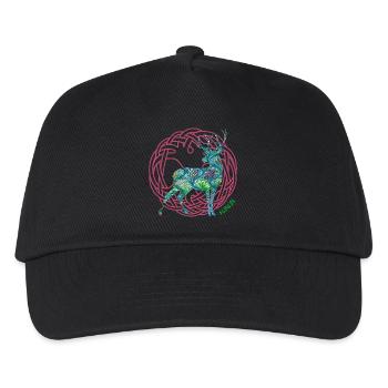 hirsch dwalin e 115 - Kinder Basecap - Schwarz - Vorne