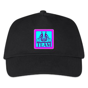 TEAM PROBLEMS - BIKE - Kids’ Baseball Cap - black - Front