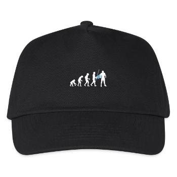 Greek Evolution Superhero Greek Flag - Kids’ Baseball Cap - black - Front