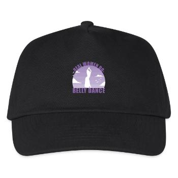 Bauchtanz Bauchtänzerin tanzen Tänzerin Geschenk - Kinder Basecap - Schwarz - Vorne