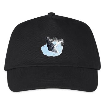 meerestiere, Buckelwal, walliebhaber - Kinder Basecap - Schwarz - Vorne
