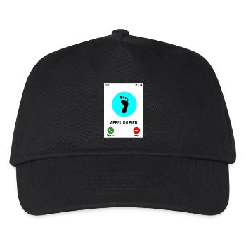 Appel du pied - Casquette de baseball Enfant - noir - Devant