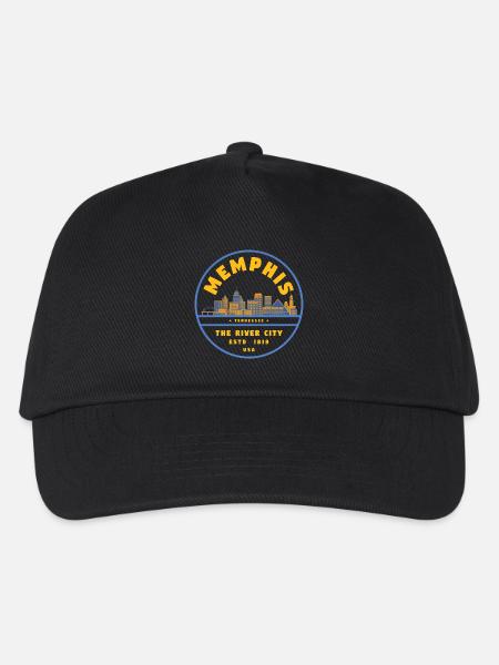 Memphis RiverCity Skyline Tee - Kinder Basecap - Schwarz