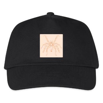 LINE ART SPIDER - HALLOWEEN COSTUMES - MINIMALISM - Kids’ Baseball Cap - black - Front