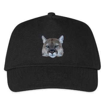 Panthère - Casquette de baseball Enfant - noir - Devant