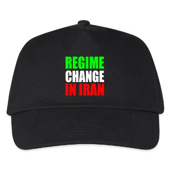 Regime change in iran - Kinder Basecap - Schwarz - Vorne