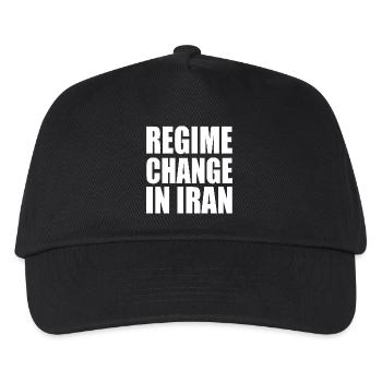 Regime change in iran - Kinder Basecap - Schwarz - Vorne