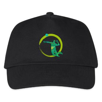 volleyballer e 71 - Kinder Basecap - Schwarz - Vorne