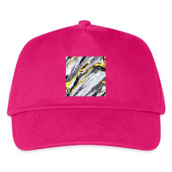 Marble gold structure - Kids’ Baseball Cap - fuchsia - Front