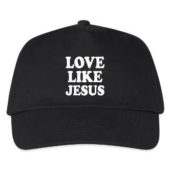 Love like jesus - Kids’ Baseball Cap - black - Front