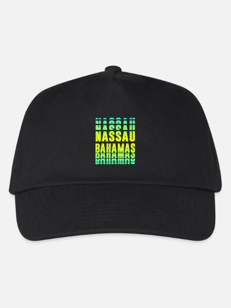 Nassau Bahamas Design - Kinder Basecap - Schwarz