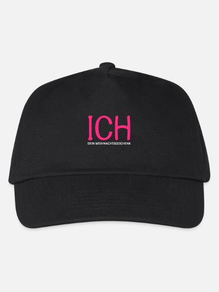 Ich Dein Weihnachtsgeschenk - Kinder Basecap - Schwarz