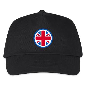 United Kingdom - Union Jack - Kinder Basecap - Schwarz - Vorne
