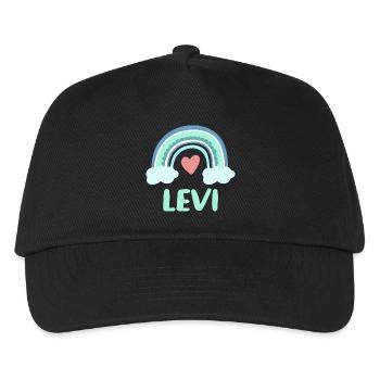 Levi Nom Rainbow Baby - Casquette de baseball Enfant - noir - Devant