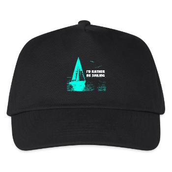 Je préfère naviguer - Casquette de baseball Enfant - noir - Devant