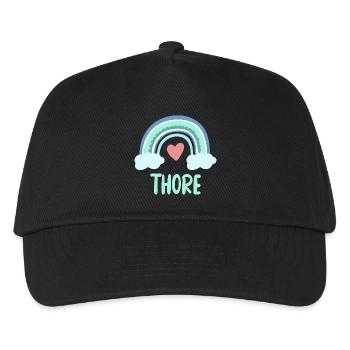 Thore Nom Rainbow Baby - Casquette de baseball Enfant - noir - Devant