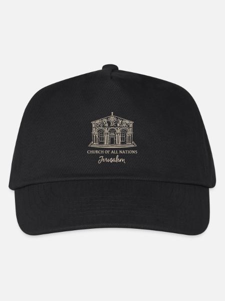 Jerusalem, Church of all Nations, Israel - Kinder Basecap - Schwarz