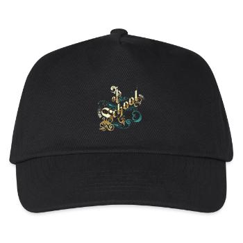 Old school - Kids’ Baseball Cap - black - Front