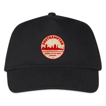 Insigne de la Skyline de Southampton - Casquette de baseball Enfant - noir - Devant