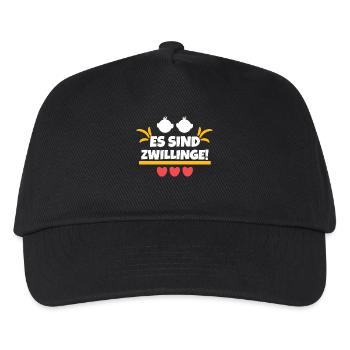 Déclaration de cœur de bébé Grossesse Grossesse - Casquette de baseball Enfant - noir - Devant