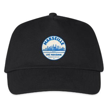 Marseille - Kids’ Baseball Cap - black - Front