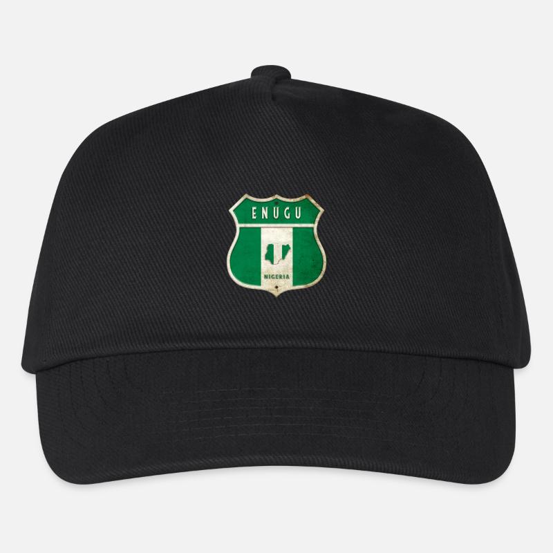 Design du drapeau d'Enugu Nigeria - Casquette de baseball Enfant - noir