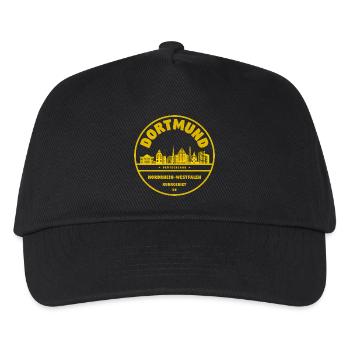 Dortmund Skyline Badge - Kids’ Baseball Cap - black - Front